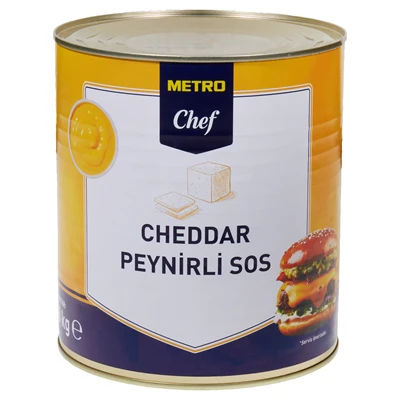 Metro Chef Çedar Peynirli Sos 2,8 Kg - Pratik Kullanımlı Lezzetli Sos ürün görseli 1