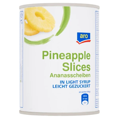 aro Dilimli Ananas 3 Kg Konserve Pratik Kullanım 2'li Ekonomik Paket ürün görseli 1