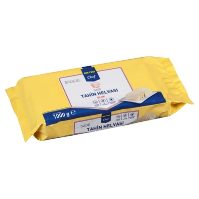 METRO Chef Sade Helva 1 Kg - %100 Susam Tahinli Geleneksel Lezzet 4'li Avantaj Paketi ürün görseli 1