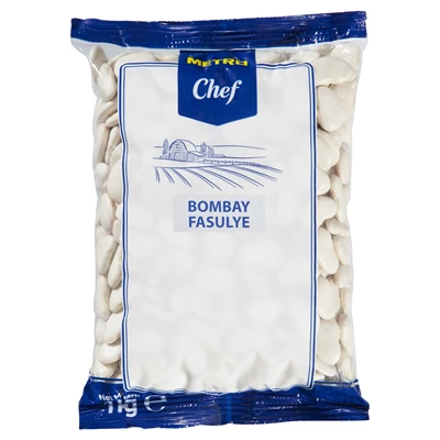 METRO Chef Bombay Fasulye 1 kg - İri Taneli Piyazlık Bakliyat 5'li Avantaj Paketi ürün görseli 1