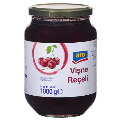 aro Vişne Reçeli 1 kg - Kahvaltılık Lezzet 5'li Avantaj Paketi ürün görseli 1