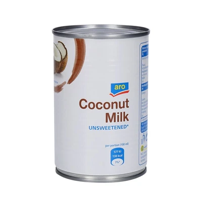 aro Hindistan Cevizi Sütü 400 ml - Vegan, Şekersiz, Bitki Bazlı 5'li Avantaj Paketi ürün görseli 1