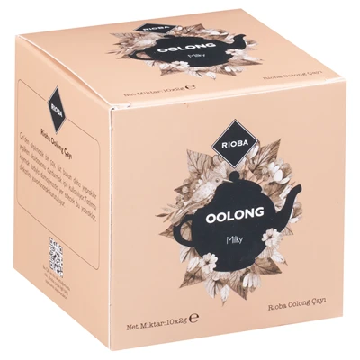RIOBA Oolong Poşet Çay 10'lu 2g Milky - Süt Buharında Tatlandırılmış Yarı Okside 6'li Avantaj Paketi ürün görseli 1