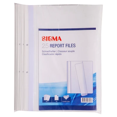 SIGMA Telli Dosya 25'li Beyaz - Ekonomik ve Dayanıklı Ofis Arşivleme 3'li Ekonomik Paket ürün görseli 1