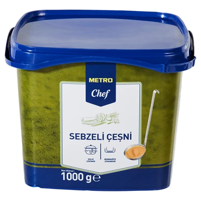 METRO Chef Çeşni 1 Kg Sebzeli - Konsantre Sebze Lezzeti, Çorba ve Yemekler İçin 5'li Avantaj Paketi ürün görseli 1