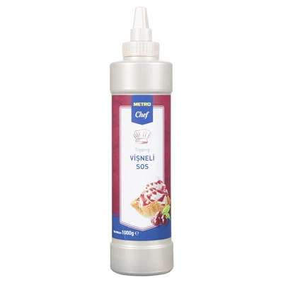 METRO Chef Vişneli Topping 1 Kg - Pastacılık ve Tatlılar İçin Sos 3'li Ekonomik Paket ürün görseli 1