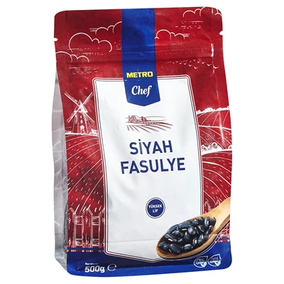 METRO Chef Siyah Fasulye 500 G - Yüksek Protein ve Lif Kaynağı 5'li Avantaj Paketi ürün görseli 1
