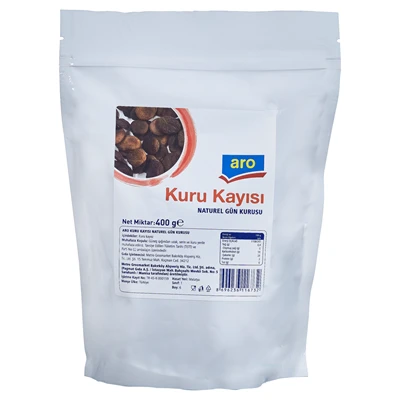 aro Kuru Kayısı No:6 400 G Naturel Malatya Yöresi 8'li Avantaj Paketi ürün görseli 1
