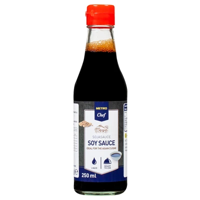METRO Chef Soya Sosu 250 ml - Uzak Doğu Lezzeti, Umami Zengini 8'li Avantaj Paketi ürün görseli 1