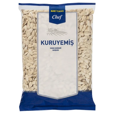 METRO Chef Kabak Çekirdeği 1 Kg - Eşit Boy, GDO'suz, İdeal Kavrulmuş 2'li Ekonomik Paket ürün görseli 1