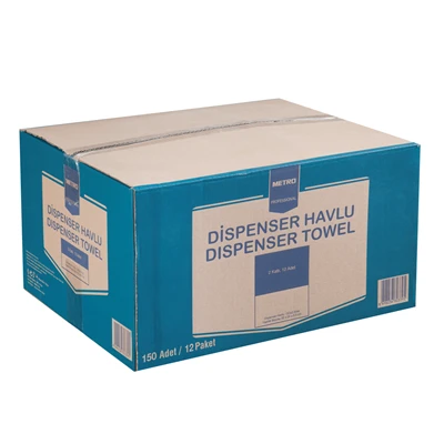 METRO PROFESSIONAL Dispenser Havlu 150 Yaprak 12'li Paket ürün görseli 1
