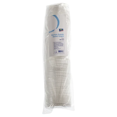 aro Soğuk Kapak Delikli 100'lü 12Oz Kullan At İçecek Ekipmanı 6'li Avantaj Paketi ürün görseli 1