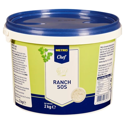 METRO Chef Ranch Sos 2 Kg - Kremsi ve Hafif Ekşi Lezzet 3'li Ekonomik Paket ürün görseli 1