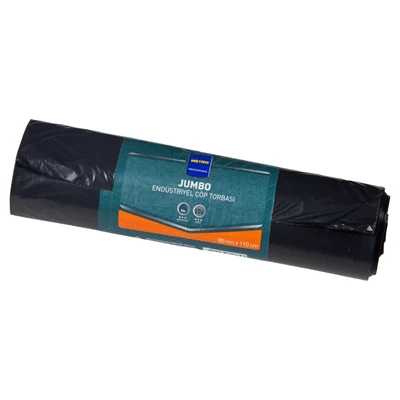 METRO PROFESSIONAL Ekstra Güçlü Battal Çöp Torbası 72x95 cm 10 Adet 4'li Avantaj Paketi ürün görseli 1