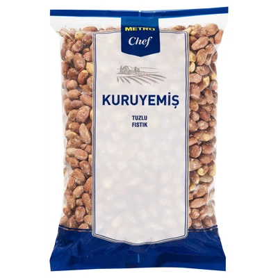 METRO Chef Fıstık İçi 1 Kg Tuzlu - Eşit Boy, GDO'suz Kavrulmuş Kuru Yemiş 6'li Avantaj Paketi ürün görseli 1