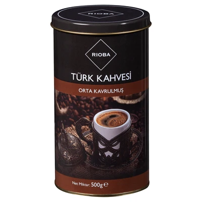 RIOBA Türk Kahvesi 500 G - %100 Arabica Orta Kavrulmuş 6'li Avantaj Paketi ürün görseli 1