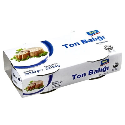 aro Ton Balığı 2'li 320 g Skipjack İri Parçalı Katkısız 6'li Avantaj Paketi ürün görseli 1