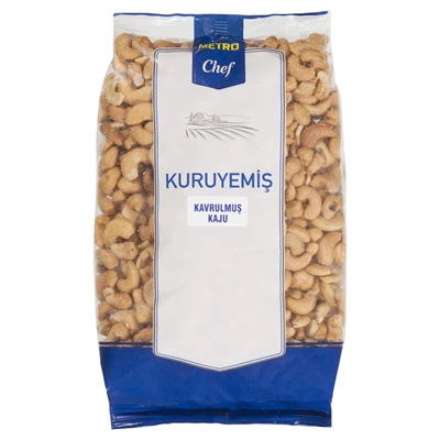 METRO Chef Kavrulmuş Kaju 1 Kg - Brezilya Kökenli Lezzetli Atıştırmalık 2'li Ekonomik Paket ürün görseli 1