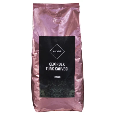 RIOBA Çekirdek Türk Kahvesi 1 Kg | %100 Arabica Orta Kavrulmuş ürün görseli 1
