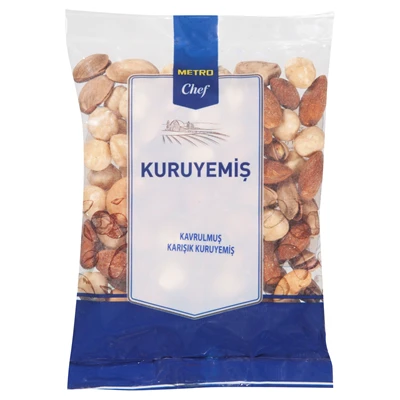 METRO Chef Kavrulmuş Karışık Kuruyemiş 100 G - Antep Fıstıklı, Fındıklı, Bademli 5'li Avantaj Paketi ürün görseli 1