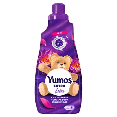 Yumoş Extra Konsantre Yumuşatıcı 1,44 L Lotus - Kalıcı Ferahlık ve Yumuşaklık 5'li Avantaj Paketi ürün görseli 1