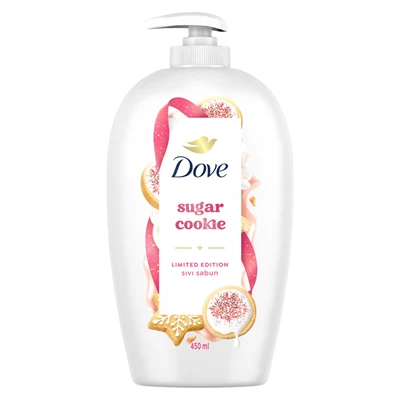 Dove Sıvı Sabun 450 ml Sugar Cookie Nemlendirici Krem İçerikli 5'li Avantaj Paketi ürün görseli 1