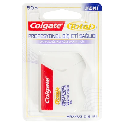 Colgate Total Profesyonel Diş Eti Sağlığı Diş İpi 50M 6'li Avantaj Paketi ürün görseli 1