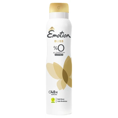 Emotion Deodorant Bliss 150ml - 48 Saat Koruma, Parabensiz 5'li Avantaj Paketi ürün görseli 1