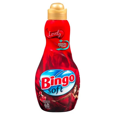 Bingo Konsantre Yumuşatıcı 1,44 L Lovely - Yumuşak ve Renk Koruyucu 4'li Avantaj Paketi ürün görseli 1
