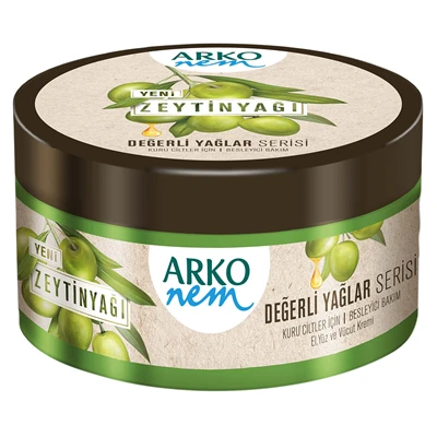 ARKO Nem Krem 250Ml Zeytinyağı Besleyici Bakım Kremi 3'li Ekonomik Paket ürün görseli 1