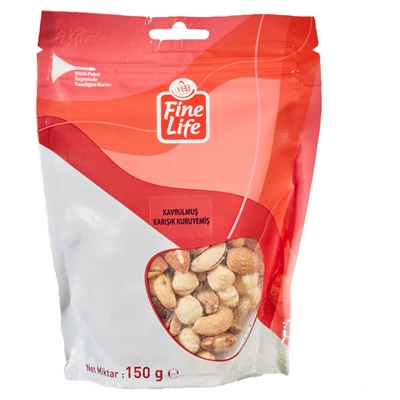 Fine Life Karışık Kuruyemiş 150 G Kavrulmuş Atıştırmalık 5'li Avantaj Paketi ürün görseli 1