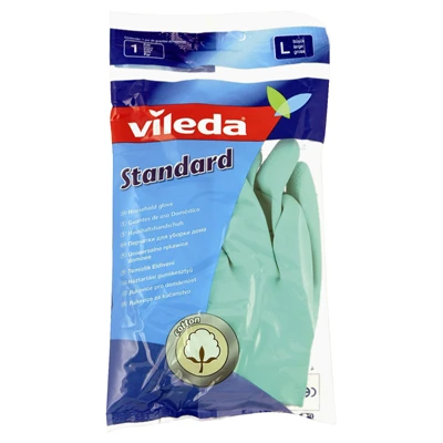 Vileda Standart Eldiven Büyük - Bulaşık Eldiveni 8'li Avantaj Paketi ürün görseli 1