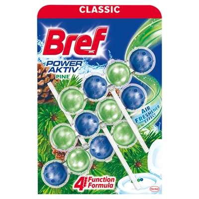 Bref Power Aktif Trio Tuvalet Temizleyici 3'lü Çam - Güçlü Temizlik ve Ferahlık 6'li Avantaj Paketi ürün görseli 1