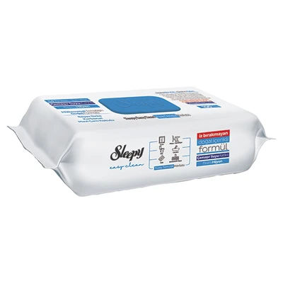 Sleepy Yüzey Temizleme Mendili 100 Adet Çamaşır Sulu Doğal İçerikli 5'li Avantaj Paketi ürün görseli 1