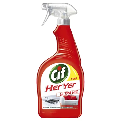 Cif Her Yer Sprey 750Ml Ultra Hız Çamaşır Suyu Katkılı Temizlik Spreyi 5'li Avantaj Paketi ürün görseli 1