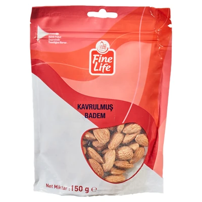 Fine Life Badem İçi 150 G - Taze Atıştırmalık Kuru Yemiş 4'li Avantaj Paketi ürün görseli 1