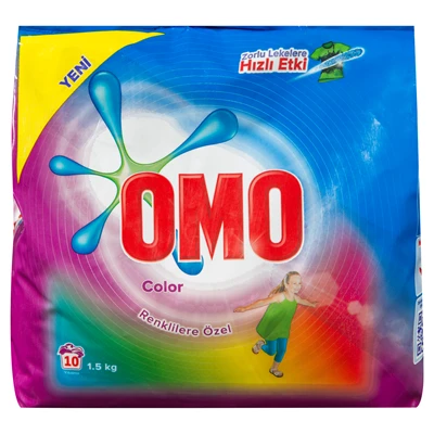 OMO Çamaşır Deterjanı Naturel 1,5 Kg Color - Renk Parlaklığı Koruyucu 3'li Ekonomik Paket ürün görseli 1