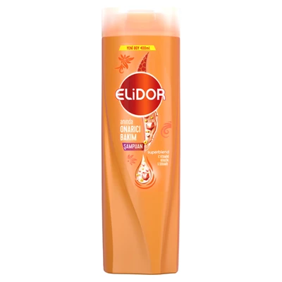 Elidor Superblend Anında Onarıcı Şampuan 400 ml C Vitamini Keratin Seramid 6'li Avantaj Paketi ürün görseli 1