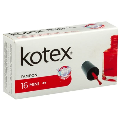 Kotex Mini Tampon 16 Adet Normal Yoğunluk İçin Hijyenik Koruma 4'li Avantaj Paketi ürün görseli 1