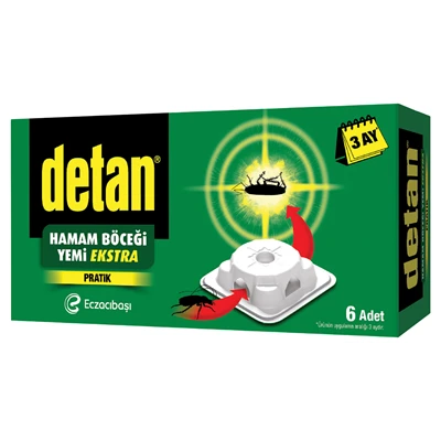 detan Hamam Böceği Yemi Max 6'lı Pratik Çözüm 6'li Avantaj Paketi ürün görseli 1