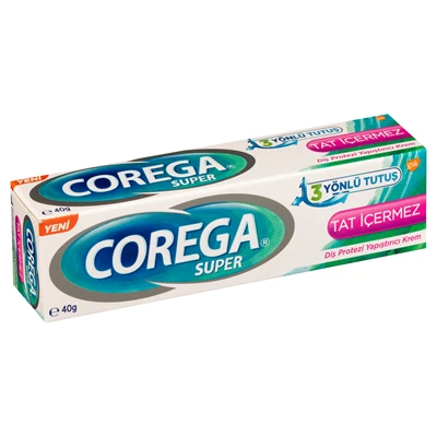 COREGA Protez Diş Kremi 40G Tat İçermez 12 Saat Sabit Tutuş 6'li Avantaj Paketi ürün görseli 1