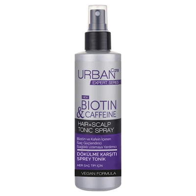 URBAN CARE Sprey Tonik 200 ml Biotin & Kafein Saç Güçlendirici Dökülme Karşıtı 4'li Avantaj Paketi ürün görseli 1