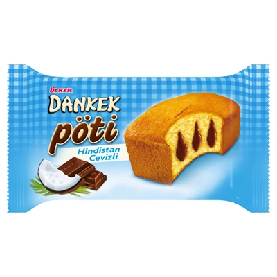 ÜLKER Dankek Pöti Hindistan Cevizli Muffın Kek 24x35g 3'li Ekonomik Paket ürün görseli 1