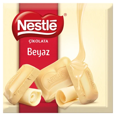 Nestle Kare Çikolata 60 G Beyaz - Nestlé Beyaz Çikolata 8'li Avantaj Paketi ürün görseli 1