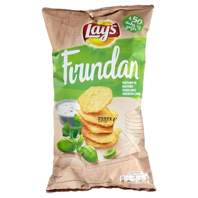 Lay's Fırından Patets Cipsi Süper Boy Yoğurt Ve Mevsim Yeşillikler 113 g 8'li Avantaj Paketi ürün görseli 1
