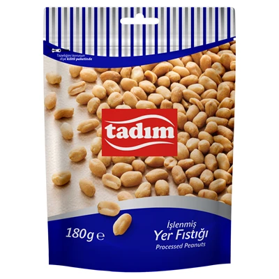 Tadım Yer Fıstığı 180 G Tuzlu - Pratik ve Lezzetli Atıştırmalık 8'li Avantaj Paketi ürün görseli 1