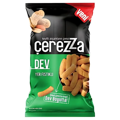 Çerezza Dev Boy Yer Fıstıklı Cips 150 g - Film Gecelerinin Vazgeçilmezi 8'li Avantaj Paketi ürün görseli 1