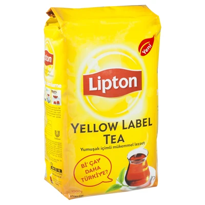 Lipton Yellow Label Çay 1Kg - Ateş Kırmızısı Renk ve Yumuşak İçim 6'li Avantaj Paketi ürün görseli 1