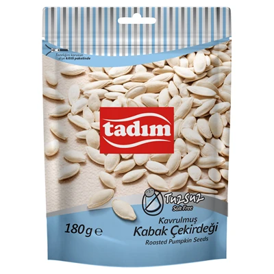 Tadım Kabak Çekirdeği 180G Tuzsuz - Yüksek Magnezyum, Çinko ve Potasyum 6'li Avantaj Paketi ürün görseli 1