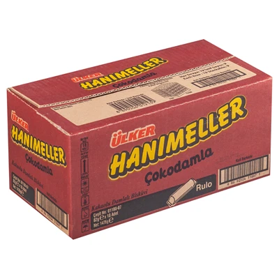 ÜLKER Hanımeller Rulo 18x82g Çokodamla Bisküvi 2'li Ekonomik Paket ürün görseli 1